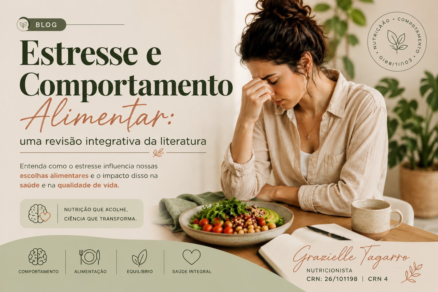 A relação entre ansiedade e alimentação